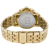 Buy Shop Tommy Hilfiger Harper Chronograph White Dial Gold Steel Strap Watch For Women - 1782223 USA Online