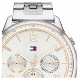 Buy Shop Tommy Hilfiger Harper Chronograph White Dial Silver Steel Strap Watch For Women - 1782222 USA Online