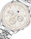 Buy Shop Tommy Hilfiger Harper Chronograph White Dial Silver Steel Strap Watch For Women - 1782222 USA Online