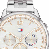 Buy Shop Tommy Hilfiger Harper Chronograph White Dial Silver Steel Strap Watch For Women - 1782222 USA Online