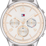 Buy Shop Tommy Hilfiger Harper Chronograph White Dial Silver Steel Strap Watch For Women - 1782222 USA Online