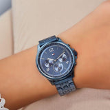 Buy Shop Tommy Hilfiger Harper Quartz Blue Dial Blue Steel Strap Watch For Women - 1782227 USA Online