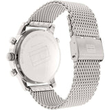 Buy Shop Tommy Hilfiger Harrison Quartz Grey Dial Silver Mesh Bracelet Watch for Men - 1790877 USA Online