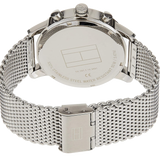 Buy Shop Tommy Hilfiger Harrison Quartz Grey Dial Silver Mesh Bracelet Watch for Men - 1790877 USA Online