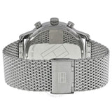 Buy Shop Tommy Hilfiger Harrison Quartz Grey Dial Silver Mesh Bracelet Watch for Men - 1790877 USA Online