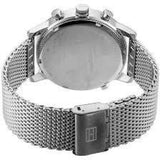 Buy Shop Tommy Hilfiger Harrison Quartz Grey Dial Silver Mesh Bracelet Watch for Men - 1790877 USA Online