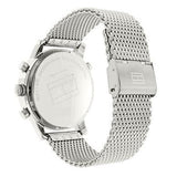 Buy Shop Tommy Hilfiger Harrison Quartz Grey Dial Silver Mesh Bracelet Watch for Men - 1790877 USA Online