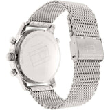 Buy Shop Tommy Hilfiger Harrison Quartz Grey Dial Silver Mesh Bracelet Watch for Men - 1790877 USA Online