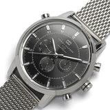 Buy Shop Tommy Hilfiger Harrison Quartz Grey Dial Silver Mesh Bracelet Watch for Men - 1790877 USA Online