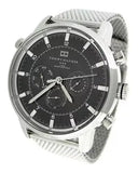 Buy Shop Tommy Hilfiger Harrison Quartz Grey Dial Silver Mesh Bracelet Watch for Men - 1790877 USA Online