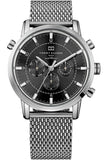 Buy Shop Tommy Hilfiger Harrison Quartz Grey Dial Silver Mesh Bracelet Watch for Men - 1790877 USA Online