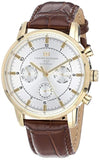 Buy Shop Tommy Hilfiger Harrison White Dial Brown Leather Strap Watch for Men - 1790874 USA Online