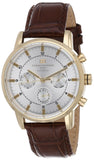 Buy Shop Tommy Hilfiger Harrison White Dial Brown Leather Strap Watch for Men - 1790874 USA Online