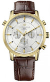Buy Shop Tommy Hilfiger Harrison White Dial Brown Leather Strap Watch for Men - 1790874 USA Online