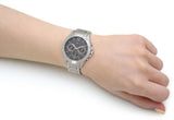 Buy Shop Tommy Hilfiger Haven Chronograph Quartz Grey Dial Grey Steel Strap Watch For Women - 1782196 USA Online