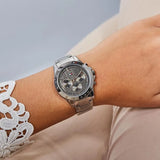 Buy Shop Tommy Hilfiger Haven Chronograph Quartz Grey Dial Grey Steel Strap Watch For Women - 1782196 USA Online
