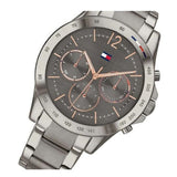 Buy Shop Tommy Hilfiger Haven Chronograph Quartz Grey Dial Grey Steel Strap Watch For Women - 1782196 USA Online