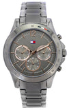 Buy Shop Tommy Hilfiger Haven Chronograph Quartz Grey Dial Grey Steel Strap Watch For Women - 1782196 USA Online