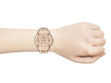 Buy Shop Tommy Hilfiger Haven Chronograph Rose Gold Dial Rose Gold Steel Strap Watch For Women - 1782197 USA Online