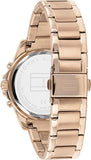 Buy Shop Tommy Hilfiger Haven Chronograph Rose Gold Dial Rose Gold Steel Strap Watch For Women - 1782197 USA Online