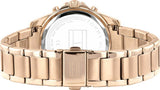 Buy Shop Tommy Hilfiger Haven Chronograph Rose Gold Dial Rose Gold Steel Strap Watch For Women - 1782197 USA Online