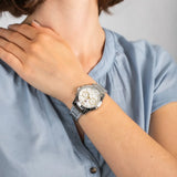 Buy Shop Tommy Hilfiger Haven Multifunction Chronograph White Dial Silver Steel Strap Watch For Women - 1782194 USA Online