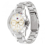 Buy Shop Tommy Hilfiger Haven Multifunction Chronograph White Dial Silver Steel Strap Watch For Women - 1782194 USA Online
