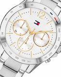 Buy Shop Tommy Hilfiger Haven Multifunction Chronograph White Dial Silver Steel Strap Watch For Women - 1782194 USA Online