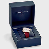 Buy Shop Tommy Hilfiger Haven Quartz White Dial Red Rubber Strap Watch For Women - 1782200 USA Online