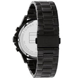 Buy Shop Tommy Hilfiger Henry Chronograph Black Dial Black Steel Strap Watch For Men - 1710478 USA Online