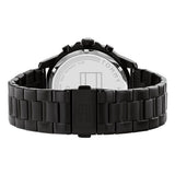 Buy Shop Tommy Hilfiger Henry Chronograph Black Dial Black Steel Strap Watch For Men - 1710478 USA Online