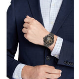 Buy Shop Tommy Hilfiger Henry Chronograph Grey Dial Grey Steel Strap Watch For Men - 1710479 USA Online