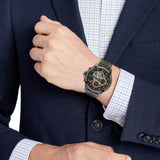 Buy Shop Tommy Hilfiger Henry Chronograph Grey Dial Grey Steel Strap Watch For Men - 1710479 USA Online