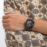 Buy Shop Tommy Hilfiger Henry Chronograph Grey Dial Grey Steel Strap Watch For Men - 1710479 USA Online