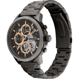 Buy Shop Tommy Hilfiger Henry Chronograph Grey Dial Grey Steel Strap Watch For Men - 1710479 USA Online