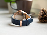 Buy Shop Tommy Hilfiger Henry Chronograph Quartz Blue Dial Blue Leather Strap Watch For Men - 1710475 USA Online