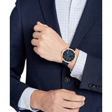 Buy Shop Tommy Hilfiger Henry Chronograph Quartz Blue Dial Blue Leather Strap Watch For Men - 1710475 USA Online
