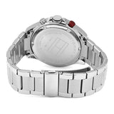 Buy Shop Tommy Hilfiger Hudson Chronograph Quartz Blue Dial Silver Steel Strap Watch For Men - 1791228 USA Online