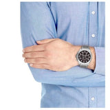 Buy Shop Tommy Hilfiger Hudson Chronograph Quartz Brown Dial Silver Steel Strap Watch For Men - 1791229 USA Online
