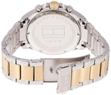 Buy Shop Tommy Hilfiger Hudson Chronograph White Dial Two Tone Steel Strap Watch For Men - 1791226 USA Online