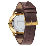 Buy Shop Tommy Hilfiger Hunter Green Dial Brown Leather Strap Watch for Men - 1791607 USA Online