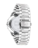 Buy Shop Tommy Hilfiger Hunter Grey Dial Silver Steel Strap Watch for Men - 1791608 USA Online