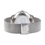 Buy Shop Tommy Hilfiger Hunter Quartz Black Dial Silver Steel Strap Watch for Men - 1791610 USA Online
