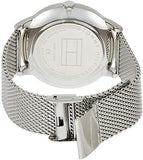 Buy Shop Tommy Hilfiger Hunter Quartz Black Dial Silver Steel Strap Watch for Men - 1791610 USA Online