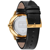 Buy Shop Tommy Hilfiger Hunter White Dial Black Leather Strap Watch for Men - 1791606 USA Online