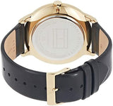 Buy Shop Tommy Hilfiger Hunter White Dial Black Leather Strap Watch for Men - 1791606 USA Online