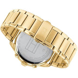 Buy Shop Tommy Hilfiger Iconic Quartz White Dial Gold Steel Strap Watch for Men - 1791538 USA Online