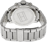 Buy Shop Tommy Hilfiger Jackson Chronograph Blue Dial Silver Steel Strap Watch for Men - 1791242 USA Online