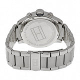Buy Shop Tommy Hilfiger Jackson Chronograph Blue Dial Silver Steel Strap Watch for Men - 1791242 USA Online