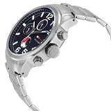 Buy Shop Tommy Hilfiger Jackson Chronograph Blue Dial Silver Steel Strap Watch for Men - 1791242 USA Online